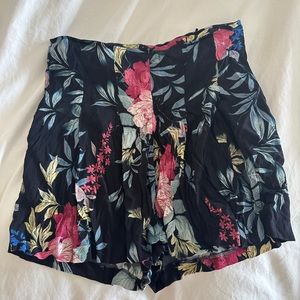 Floral High Waisted Short